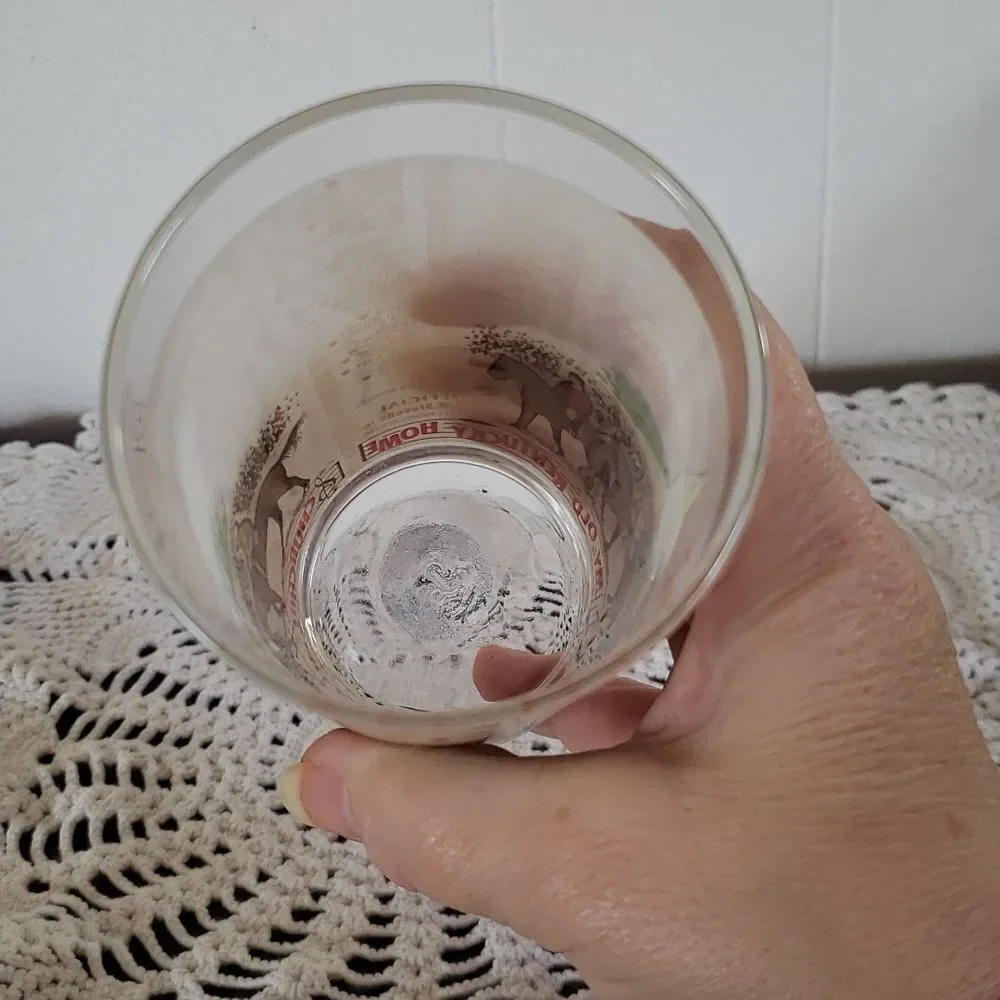Vintage 1985 Kentucky Derby Drinking Glass